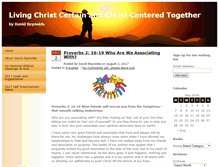 Tablet Screenshot of davidsdevotionals.com